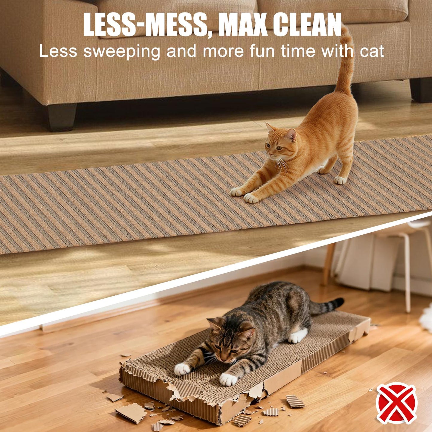 Natural Cork Cat Scratch Mat