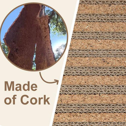 Natural Cork Cat Scratch Mat
