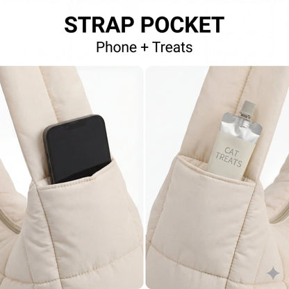 Pet Sling Carrier for Pets Up to 8 lbs – Head-Out Design with Drawstring Opening, Ultra Soft Fabric, Machine Washable, and Safety Leash Clip